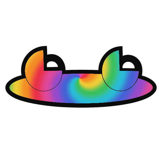 Frog File Viewer tie-dye launcher icon
